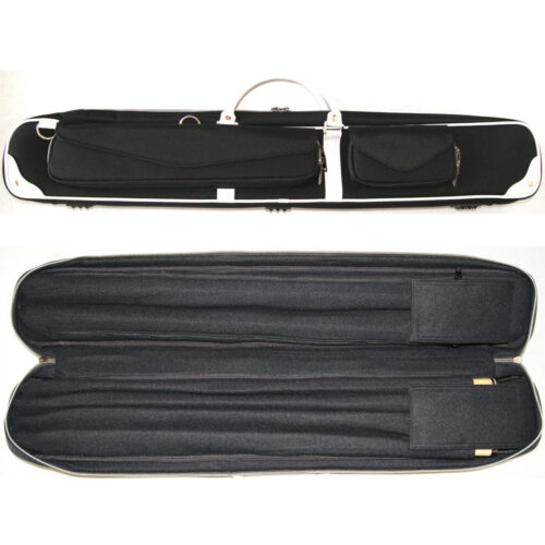 B24W JJ Deluxe Nylon 2X4 BW Cue Bag